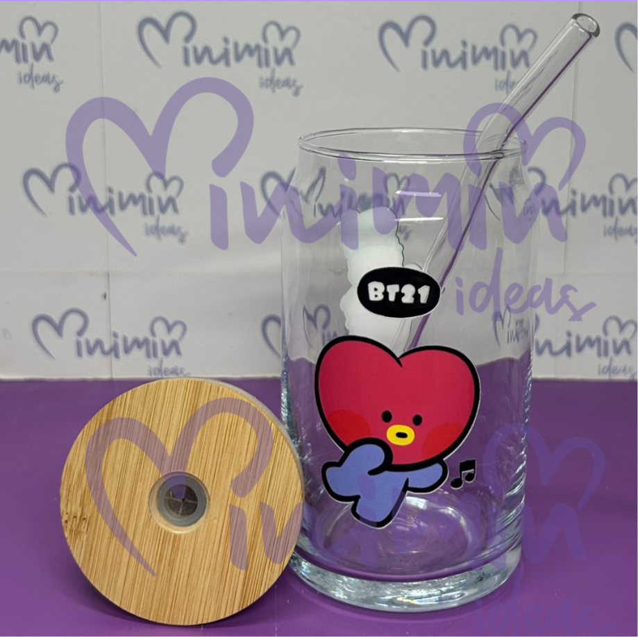 Vasos BT21 vidrio