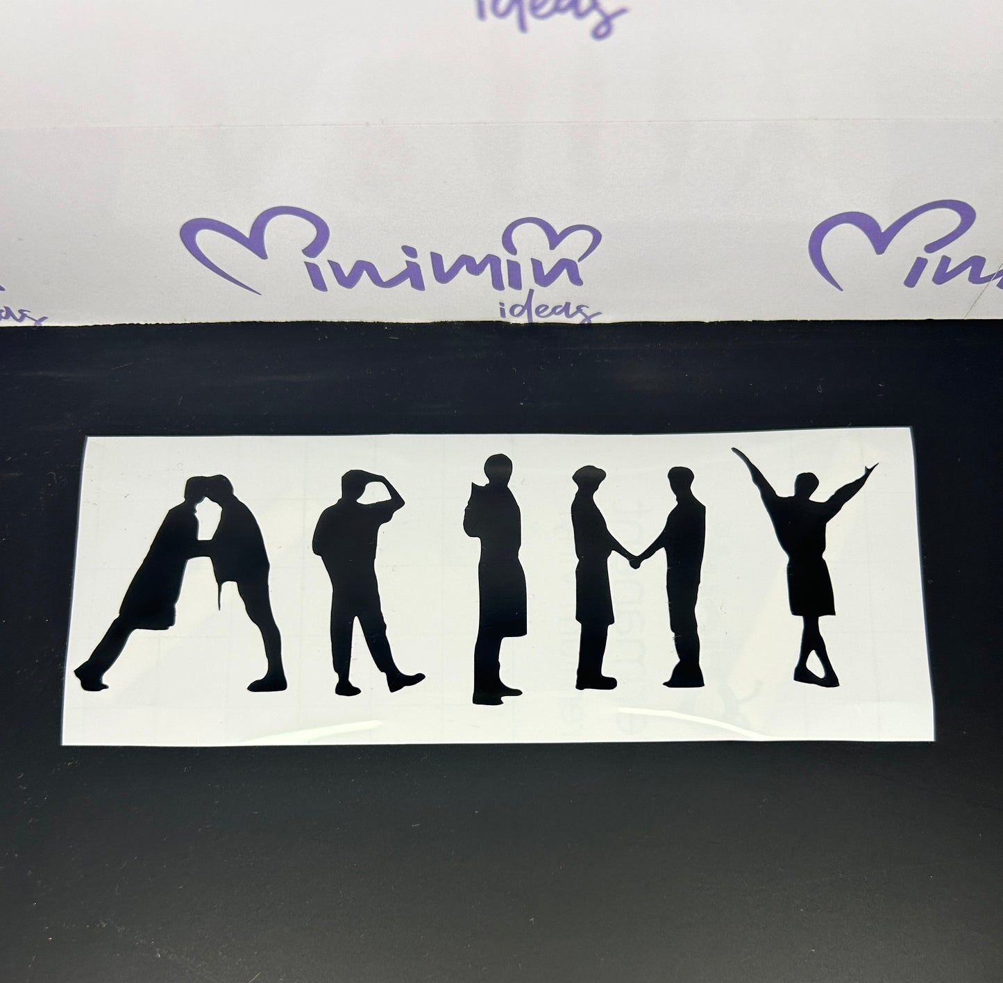 Sticker decorativo Silueta ARMY