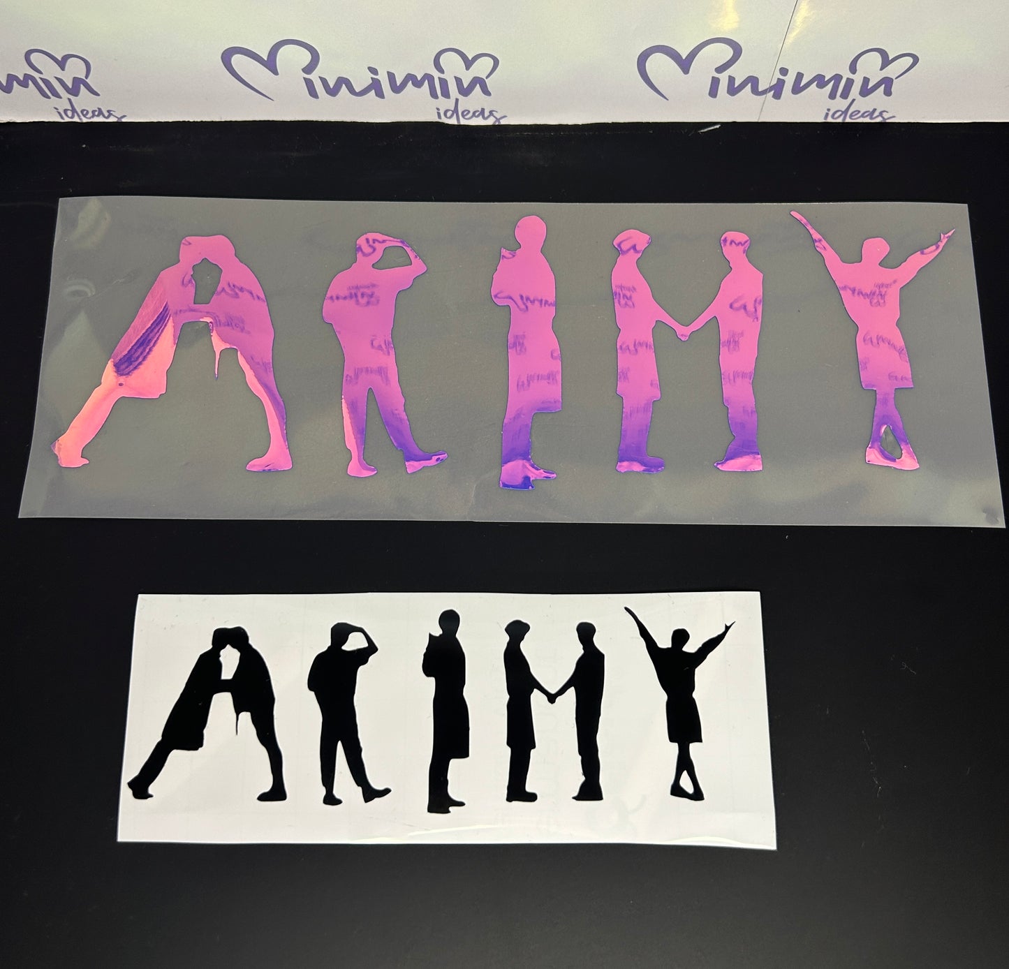 Sticker decorativo Silueta ARMY
