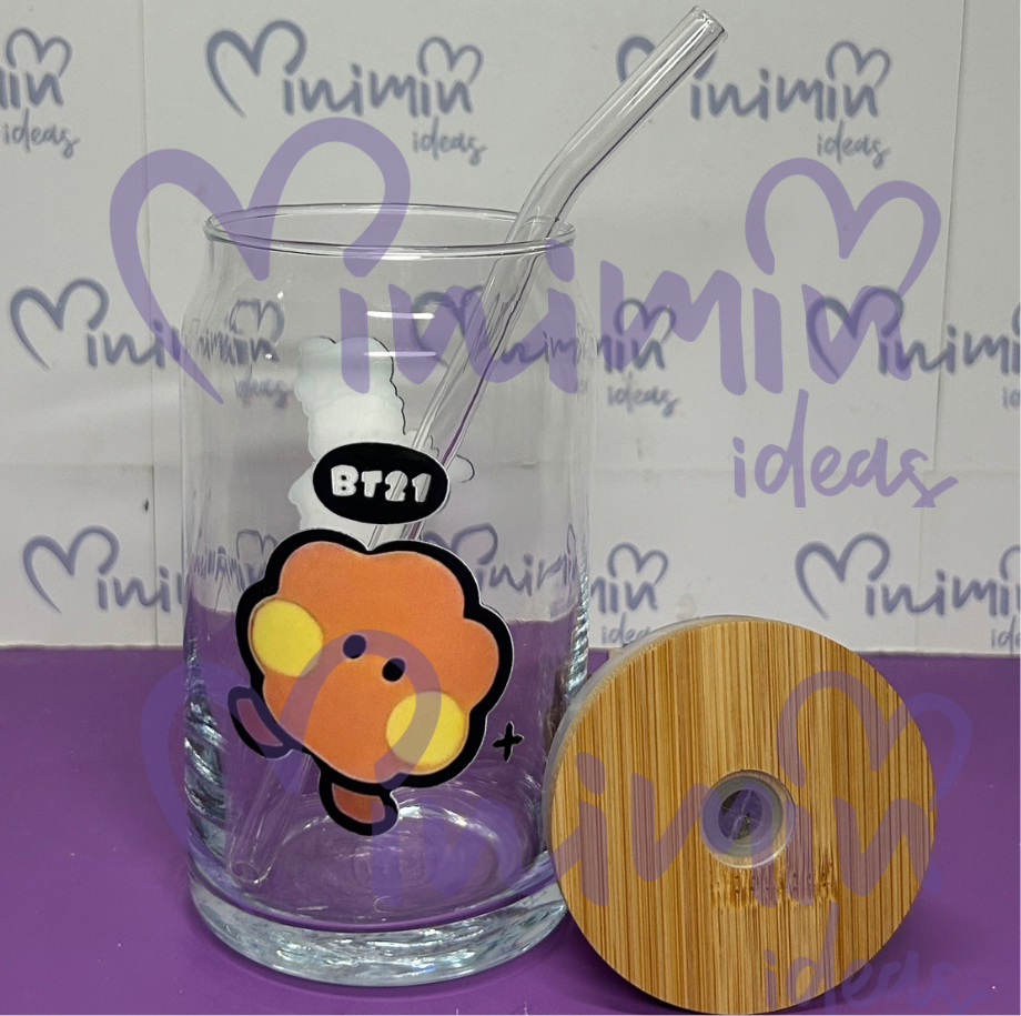 Vasos BT21 vidrio