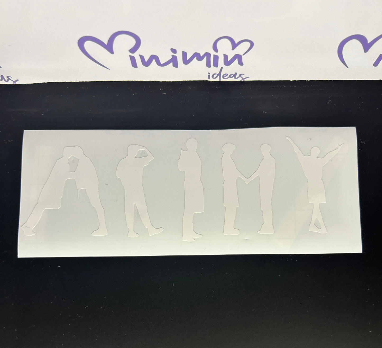 Sticker decorativo Silueta ARMY