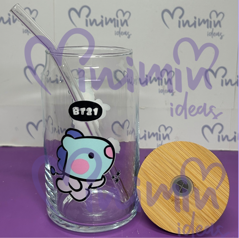 Vasos BT21 vidrio