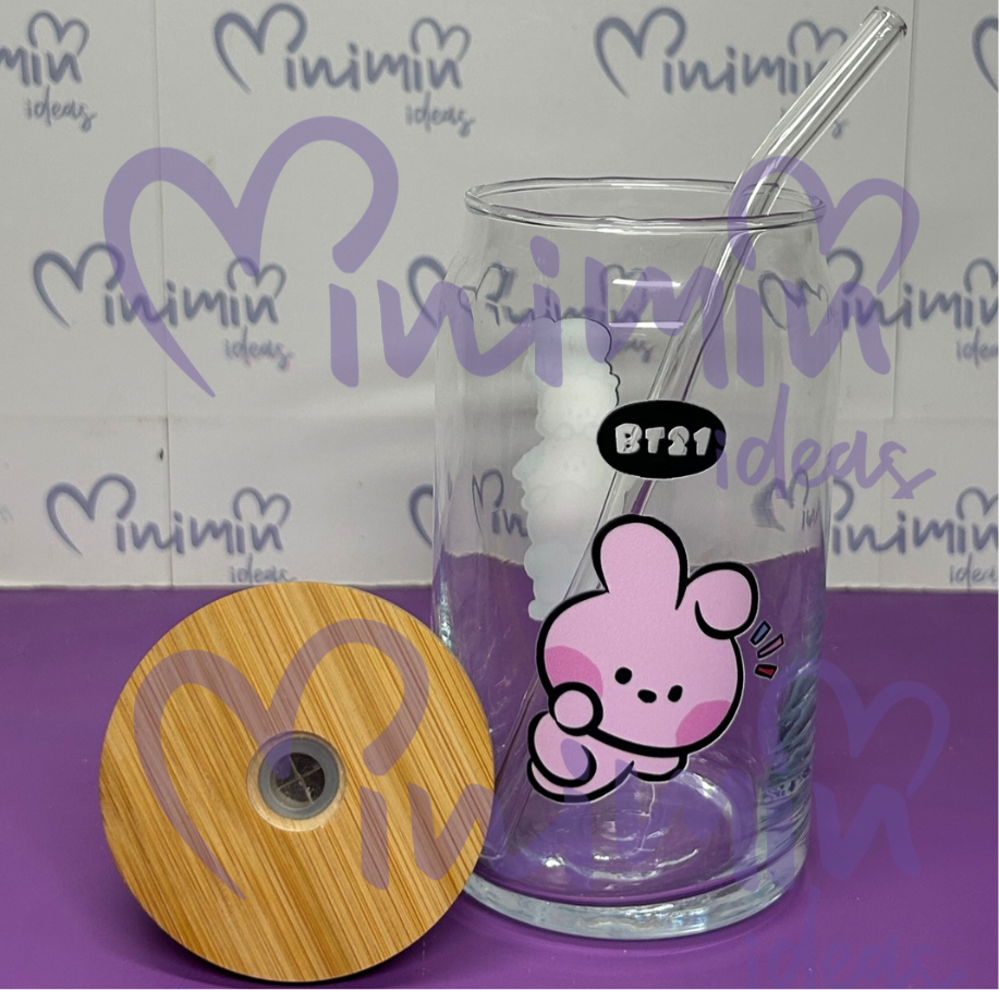 Vasos BT21 vidrio