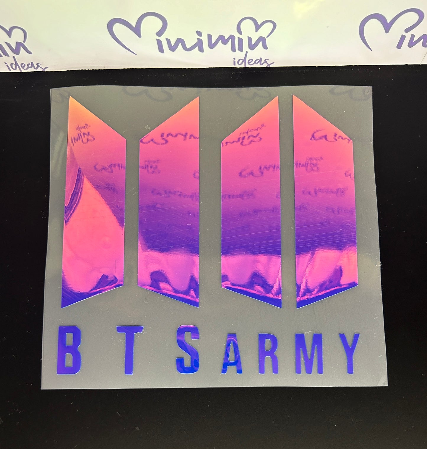 Sticker decorativo BTS + ARMY