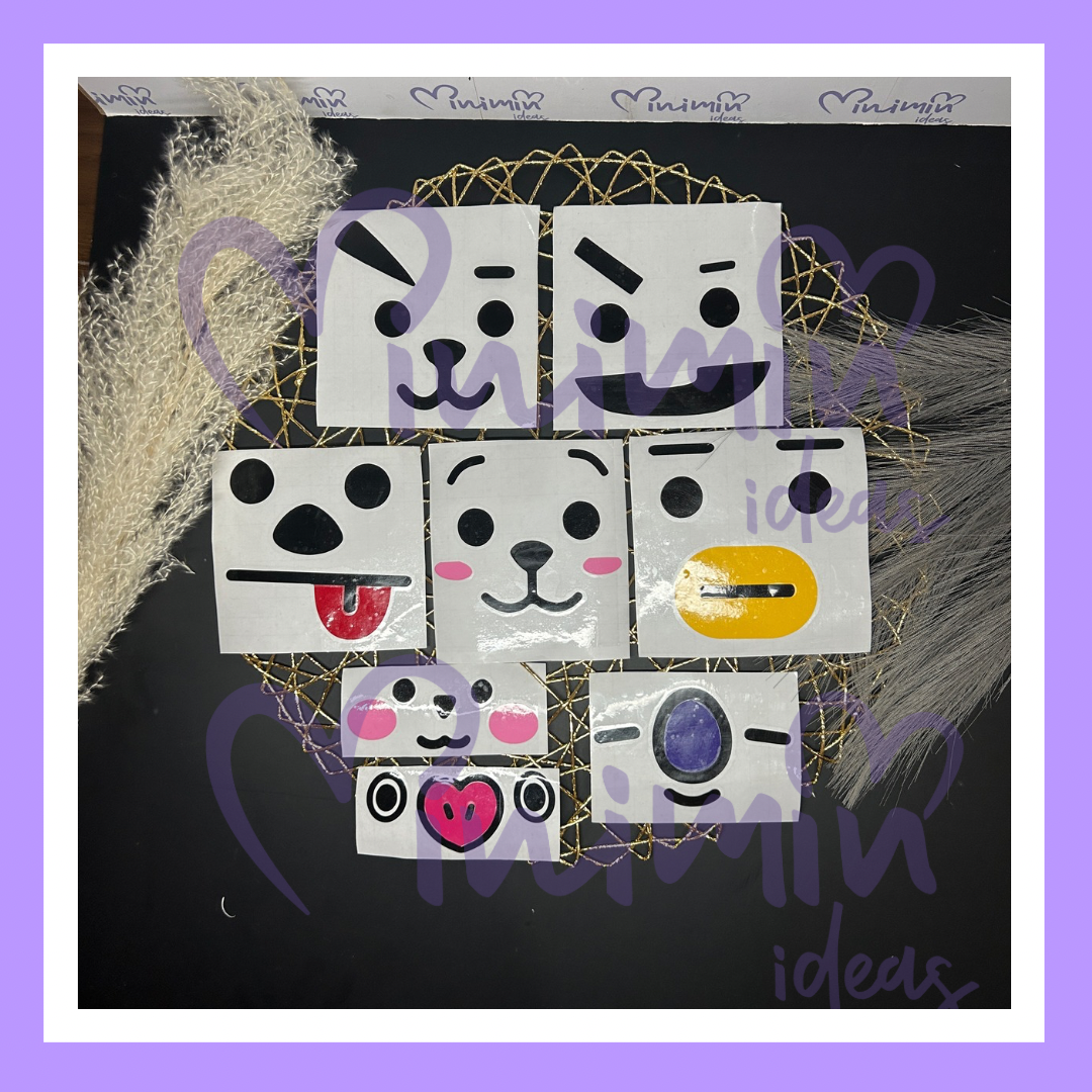 Sticker decorativos BT21