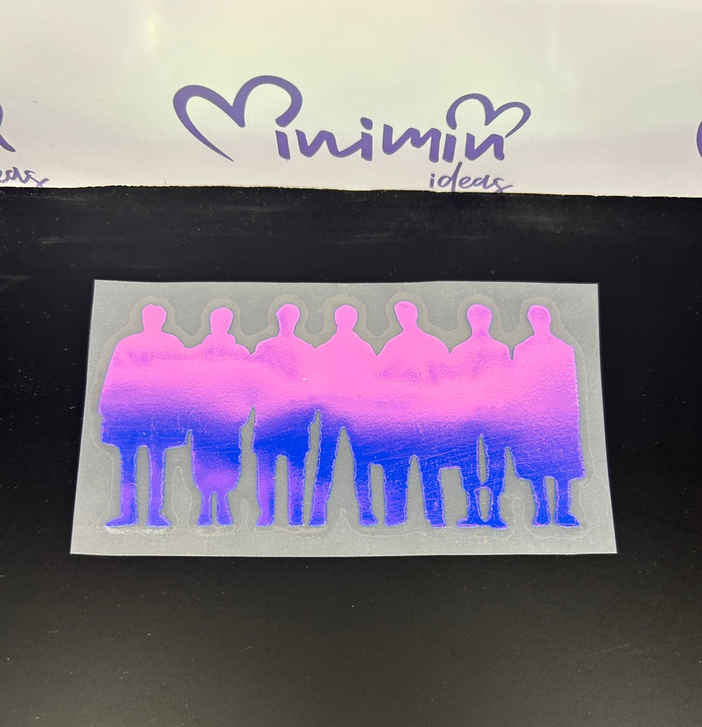 Sticker decorativo Siluetas PROOF
