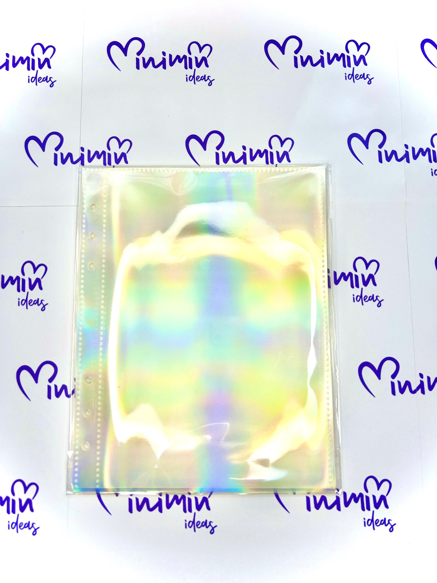 Sleeves iridiscentes para photocard
