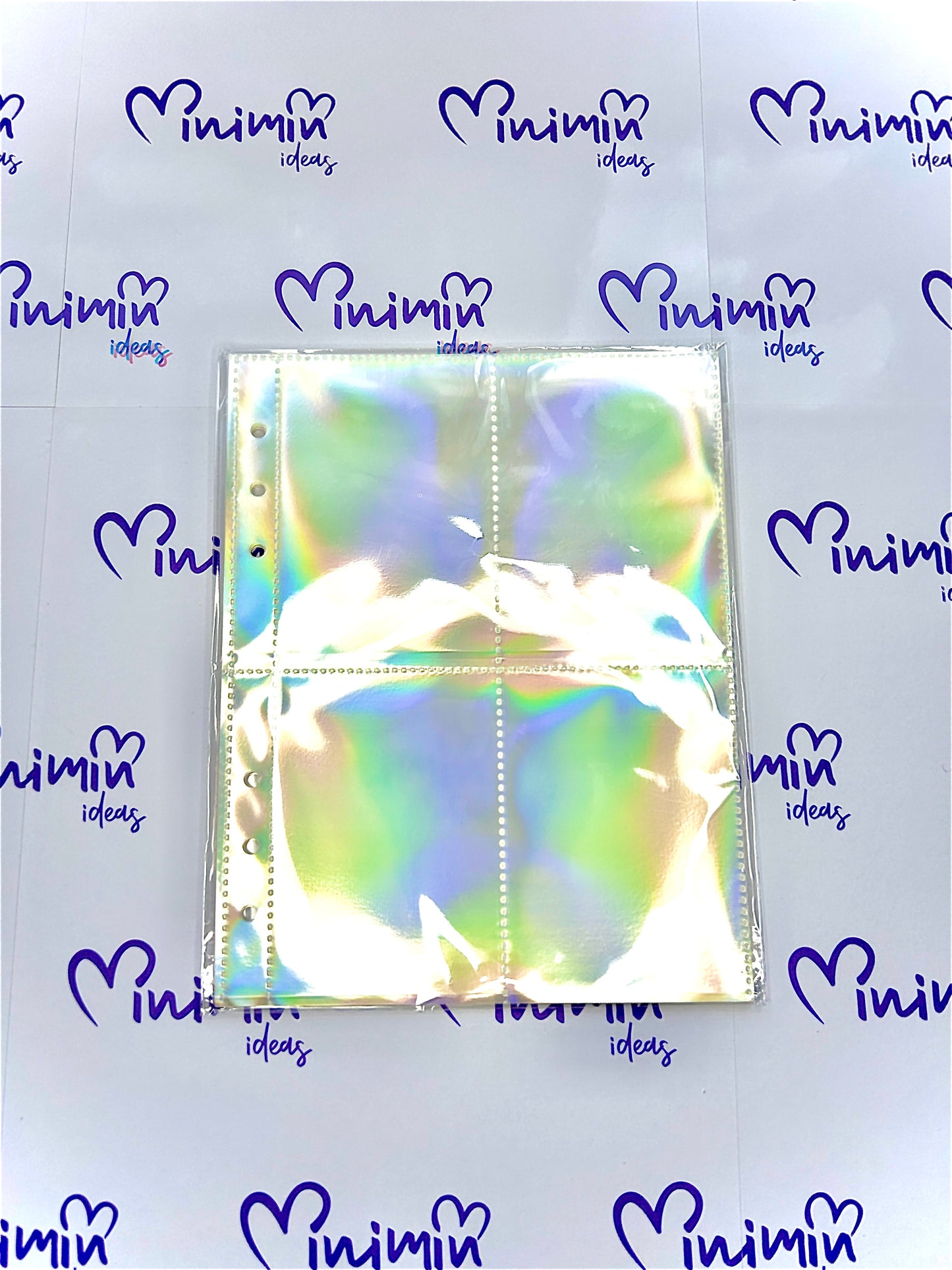 Sleeves iridiscentes para photocard