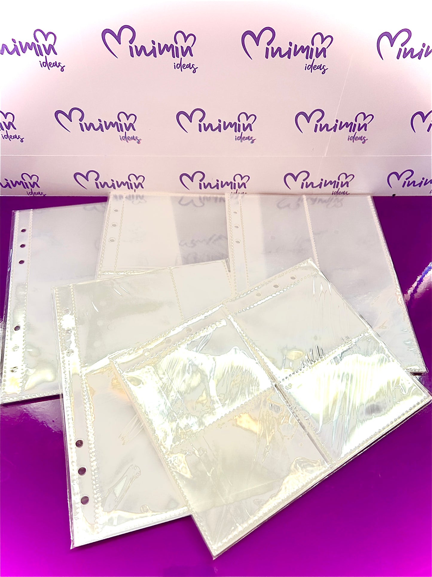 Sleeves transparentes para photocards