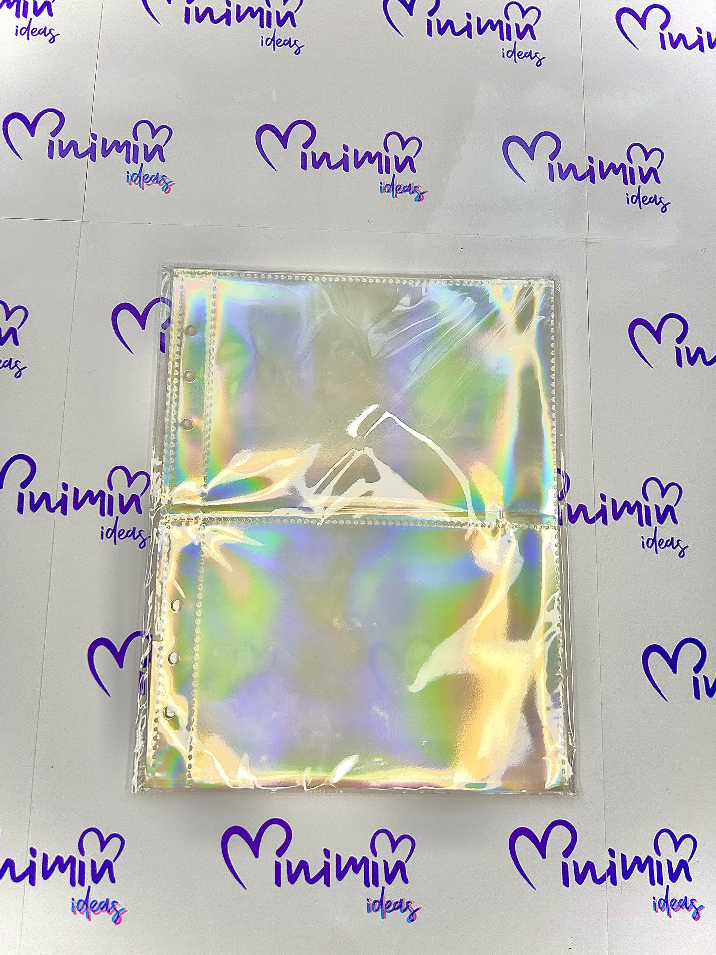 Sleeves iridiscentes para photocard