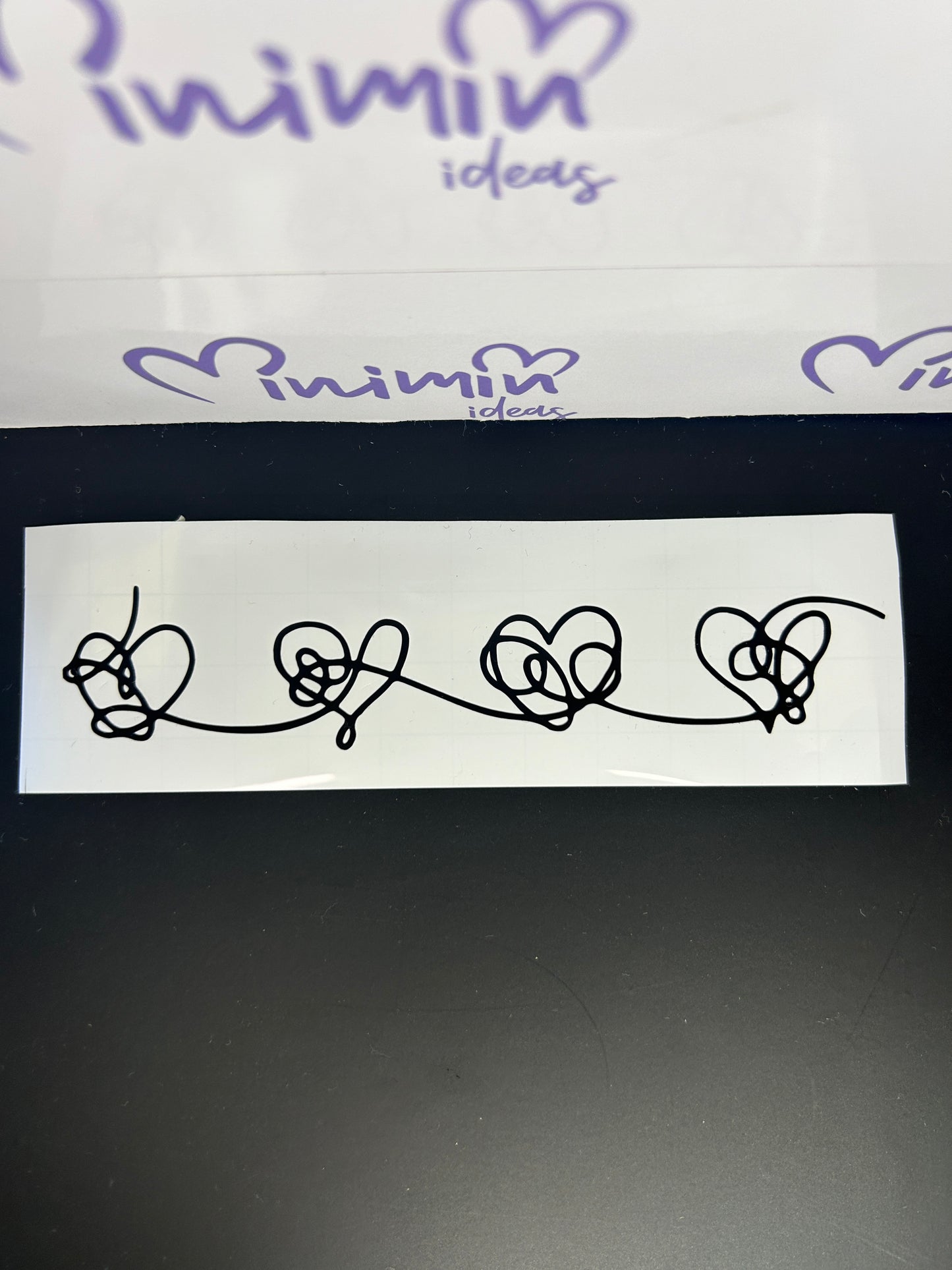 Sticker decorativo corazones LYS