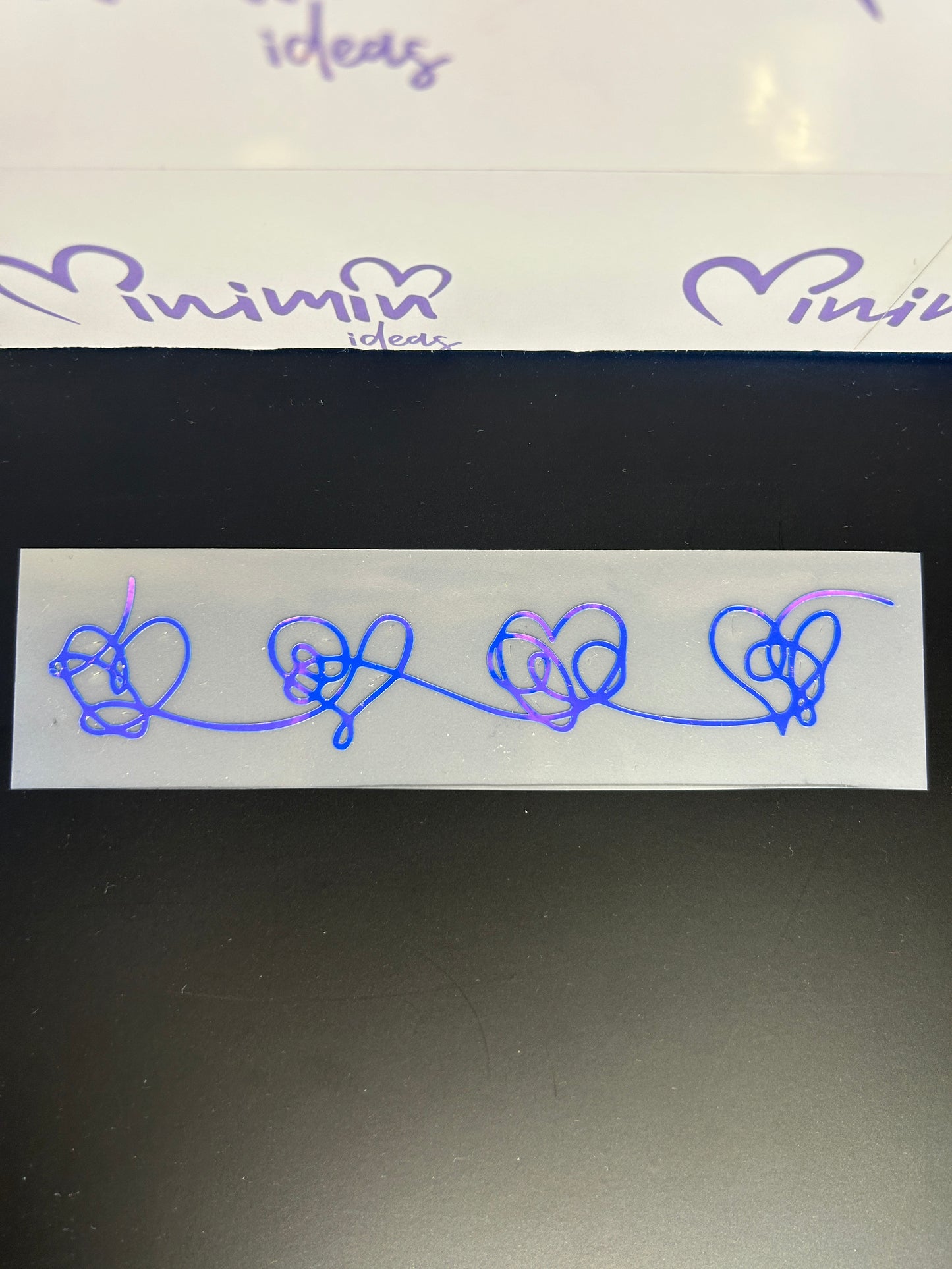 Sticker decorativo corazones LYS