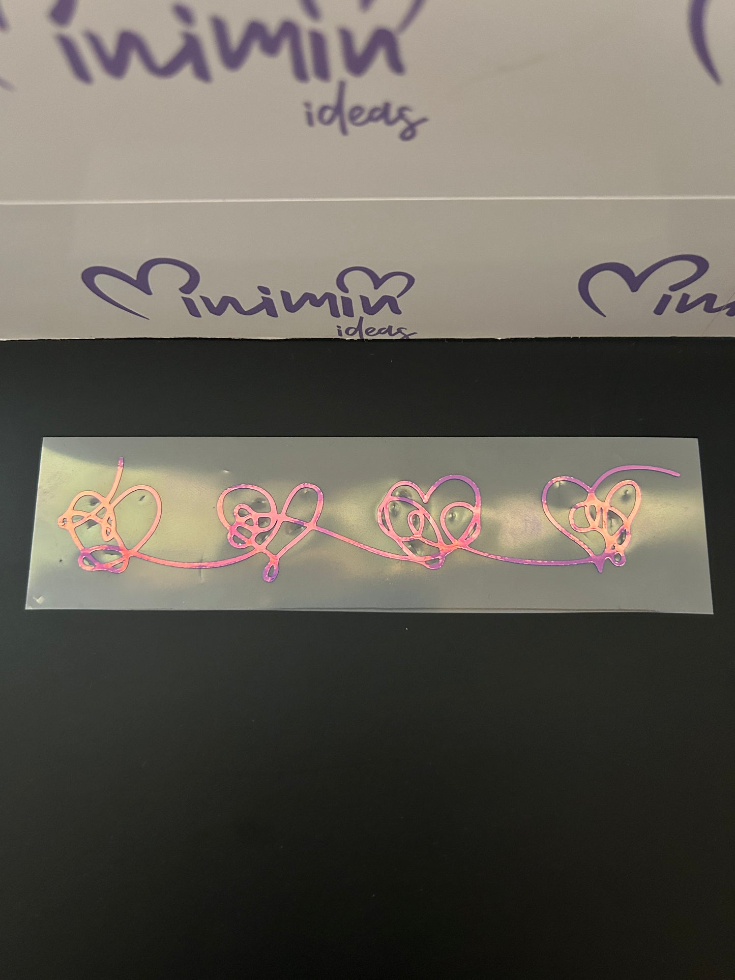 Sticker decorativo corazones LYS