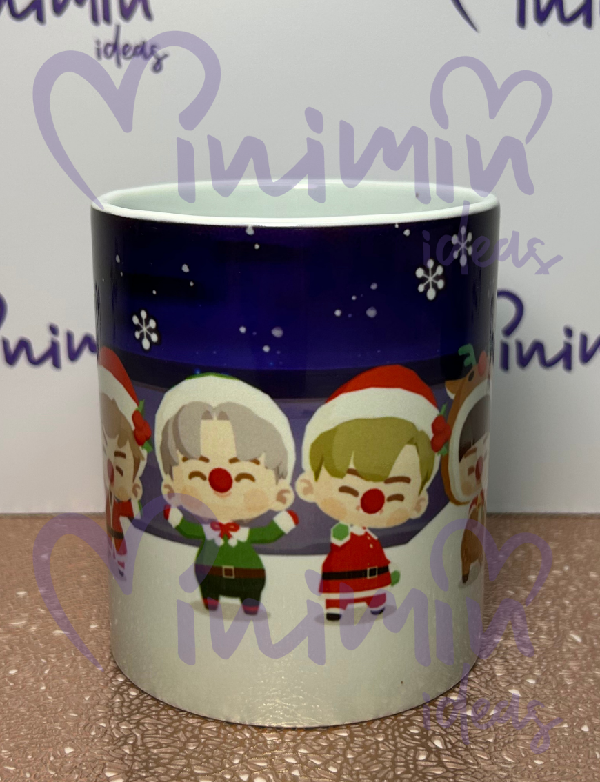 Tazas Panzones Navideños