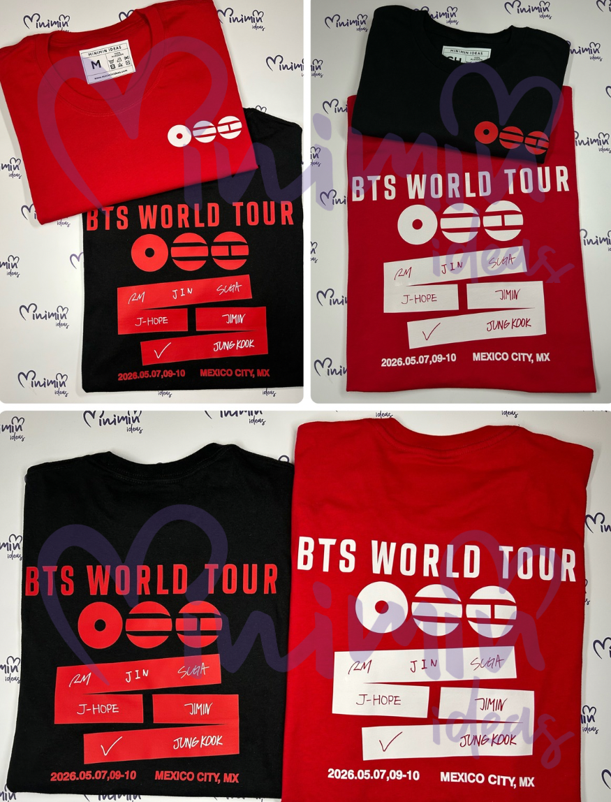 Playera BTS WORLD TOUR
