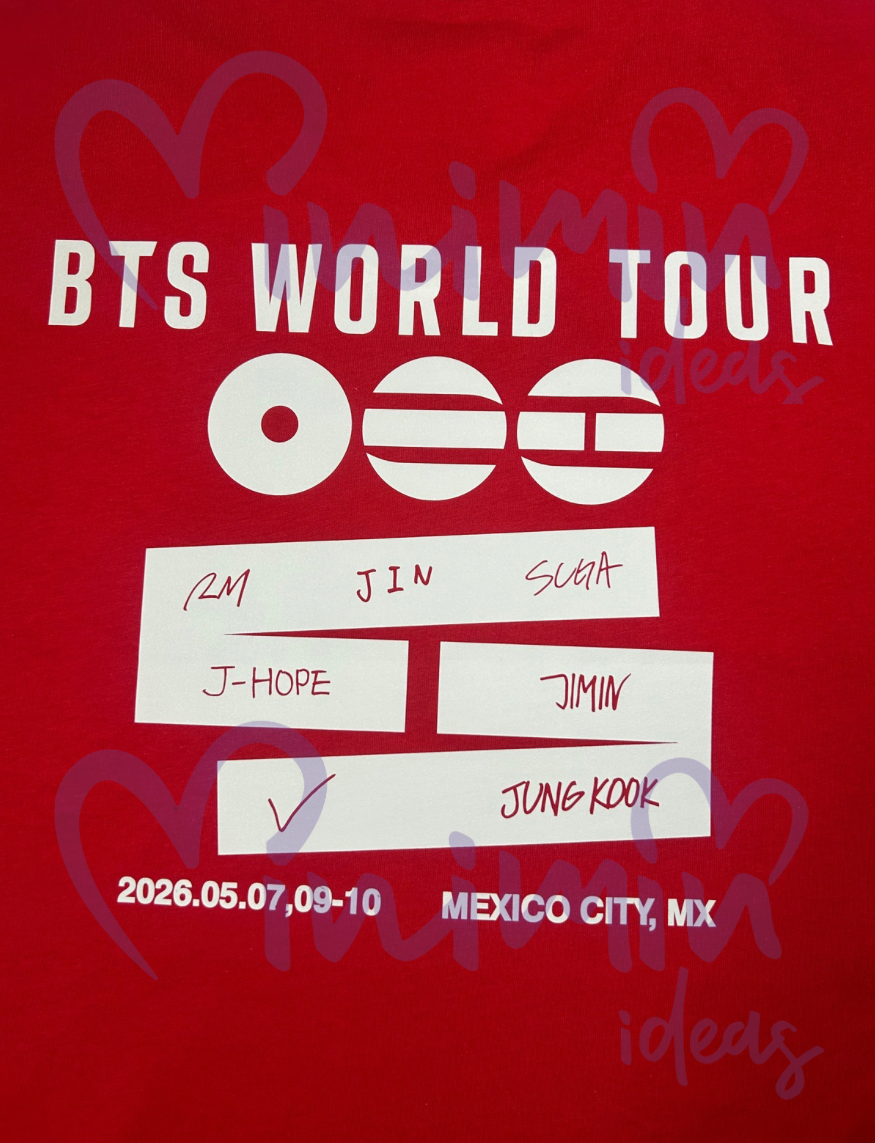 Playera BTS WORLD TOUR