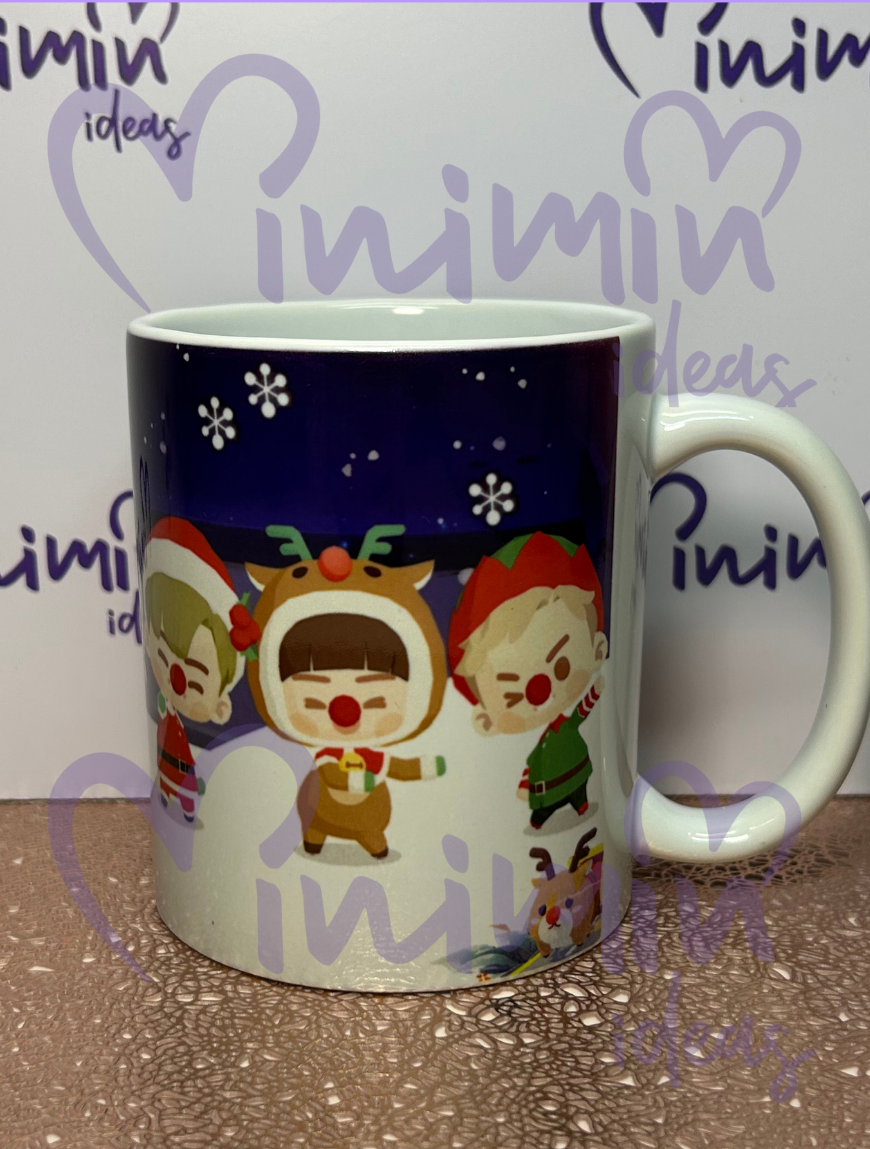 Tazas Panzones Navideños
